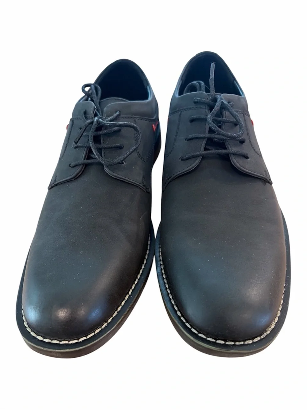 Jonsen Milan Shoes Men’s Size 10 Black Cap Tie Oxford